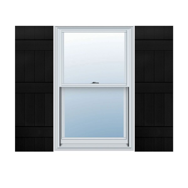 Ekena Millwork Mid-America Vinyl, TailorMade Four Board Joined (3 Batten), Board-n-Batten Shutters, J41457002, PR J41457002 - main
